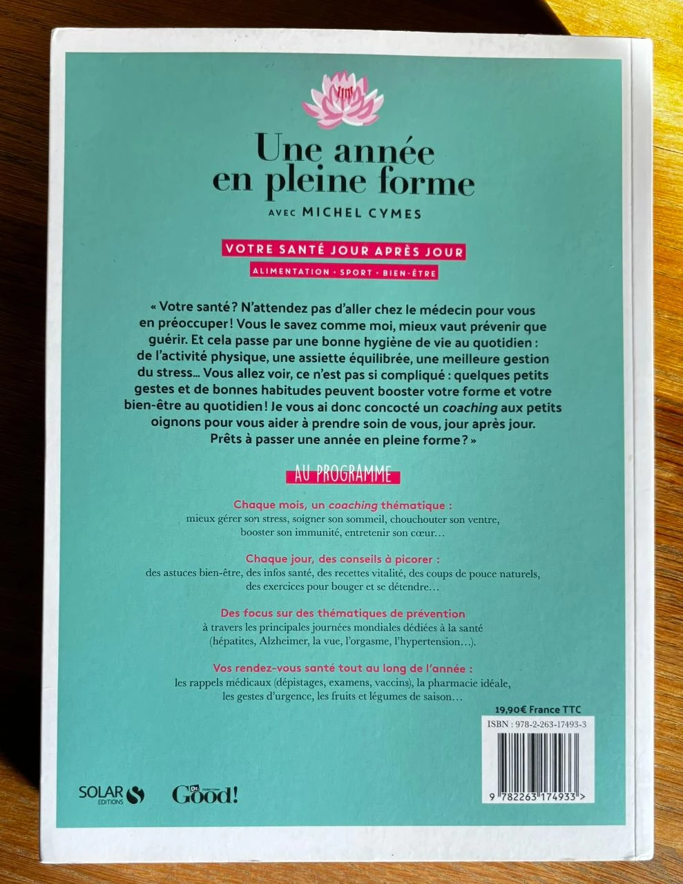 2022 A Year in Top Shape with Michel Cymes (A4 Paperback Format) – photo 3